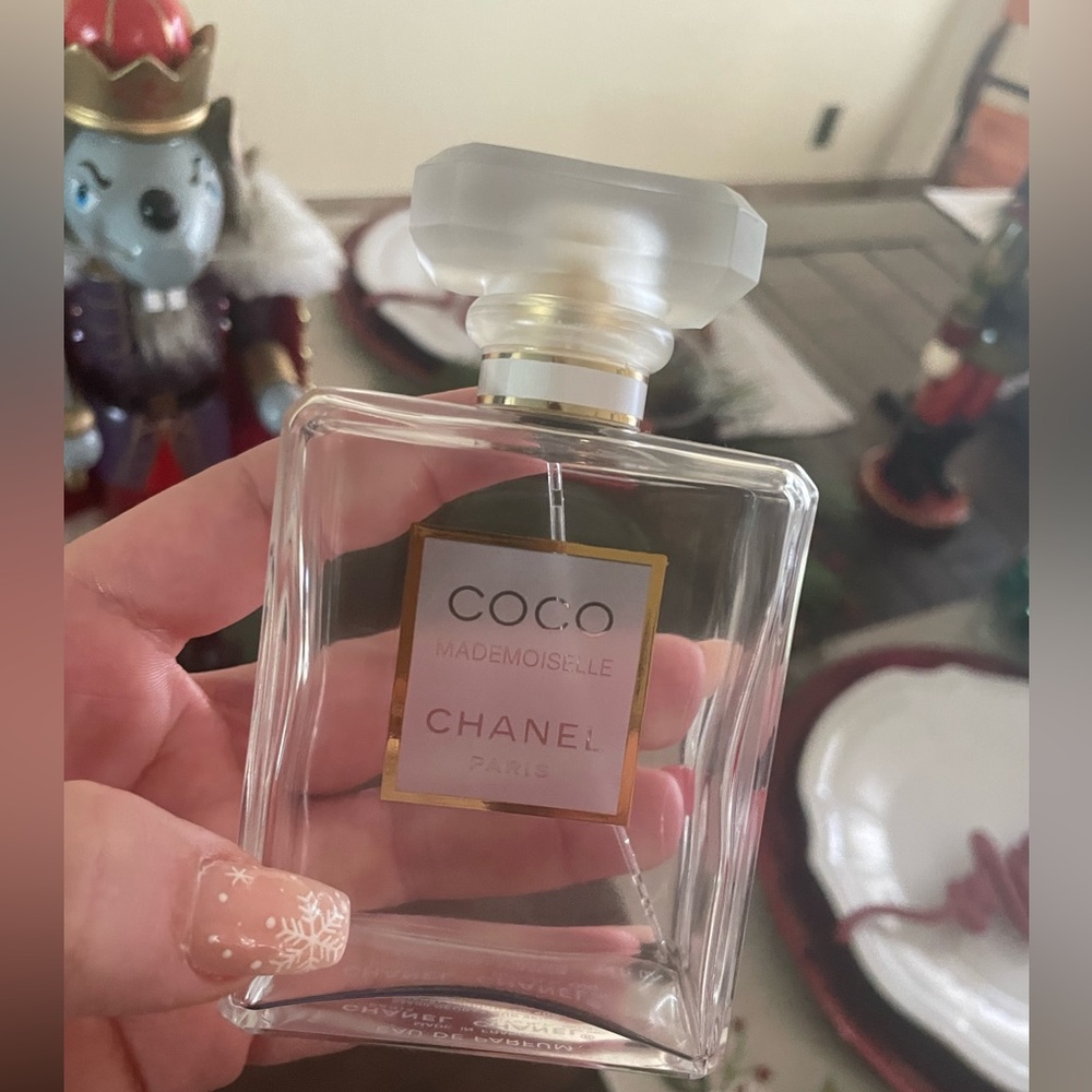 Empty COCO Chanel Mademoiselle bottle